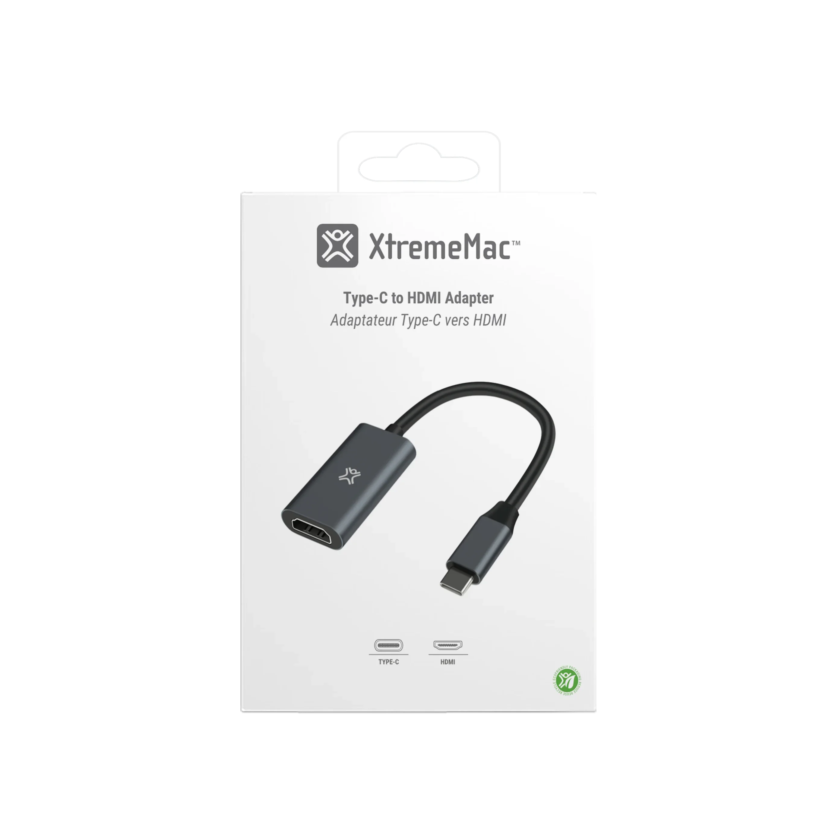 XtremeMac Type-C To HDMI Adapter - Gray XtremeMac Type-C To HDMI Adapter - Gray